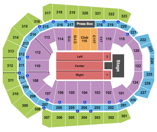 Wells Fargo Arena - IA Matt Rife Seating Chart