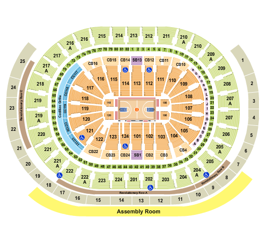 Philadelphia 76ers vs Charlotte Hornets seating chart at Wells Fargo Center in Philadelphia, Pennsylvania