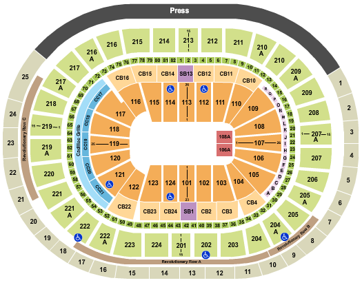 Wells Fargo Center - PA Disney On Ice 2 Seating Chart