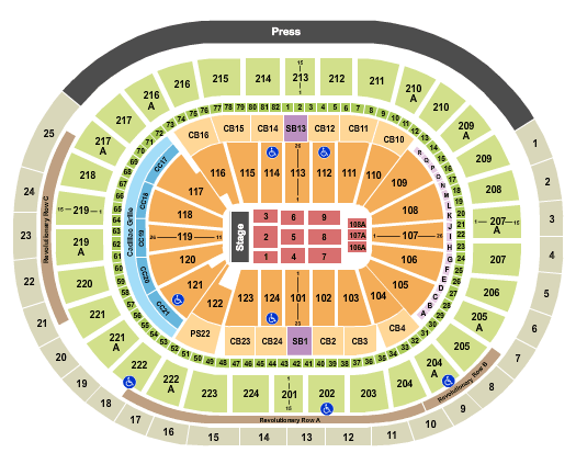 Ppl Center Seating Chart Trans Siberian Orchestra