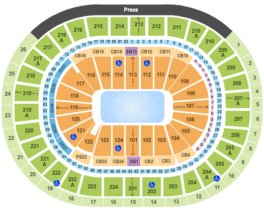 Wells Fargo Center - PA Ice Show seating chart - eventticketscenter.com