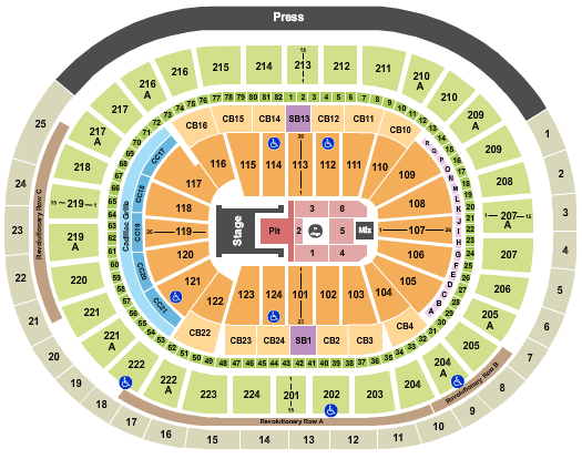 Wells Fargo Center - PA Lil Baby Seating Chart