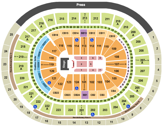 Wells Fargo Center - PA Panic! At The Disco 2 Seating Chart