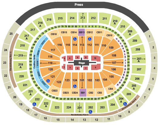 Roger Waters Wells Fargo Center - PA Seating Chart