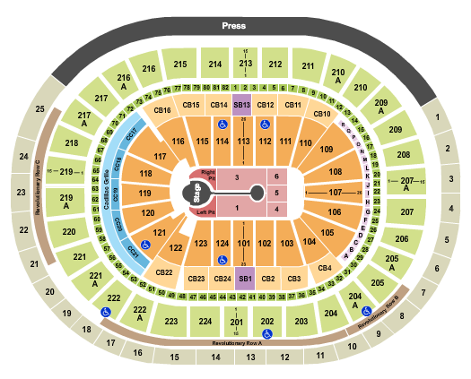 Wells Fargo Center - PA Shawn Mendes 2 Seating Chart
