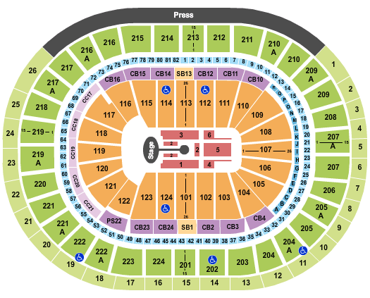 Wells Fargo Center - PA Hugh Jackman seating chart - eventticketscenter.com