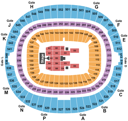 Wembley Stadium Def Leppard Seating Chart