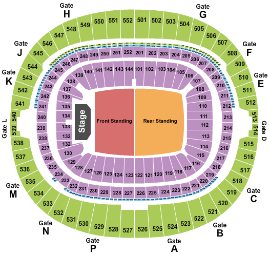Wembley Stadium Next Event Seating Chart