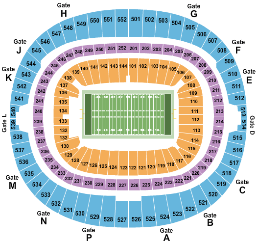 Wembley Stadium Football Seating Chart