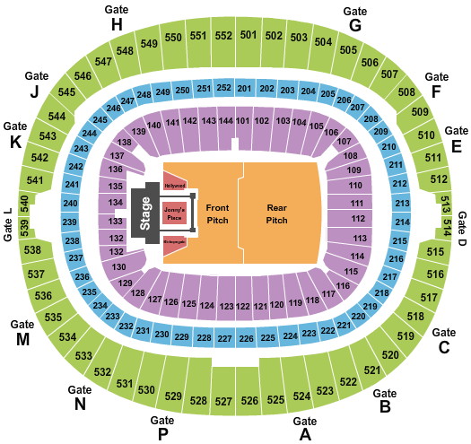Wembley Stadium Harry Styles 2 Seating Chart