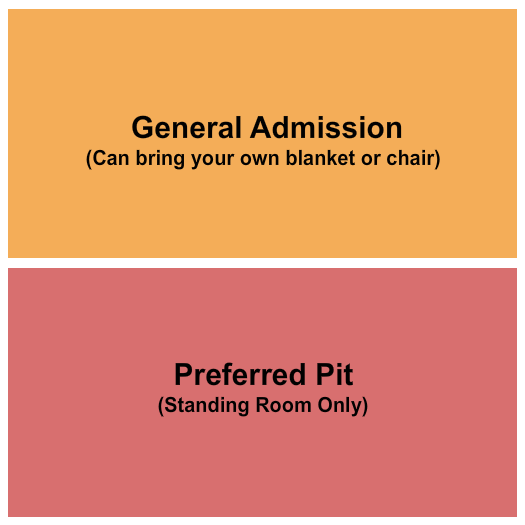 Wendell's Outdoors GA & Preferred Pit Seating Chart