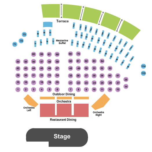 Wente Vineyards Concert Series Seating Chart