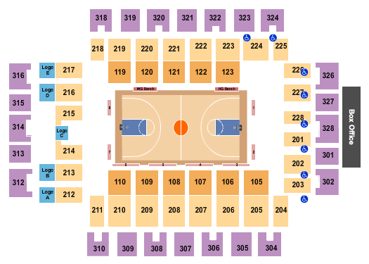 Wesbanco Arena Basketball - Globetrotters Seating Chart