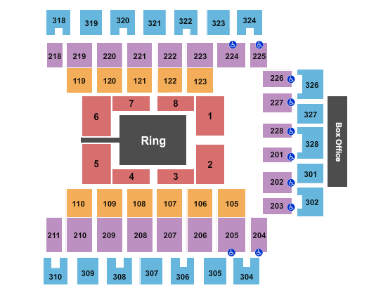 Wesbanco Arena Boxing Seating Chart