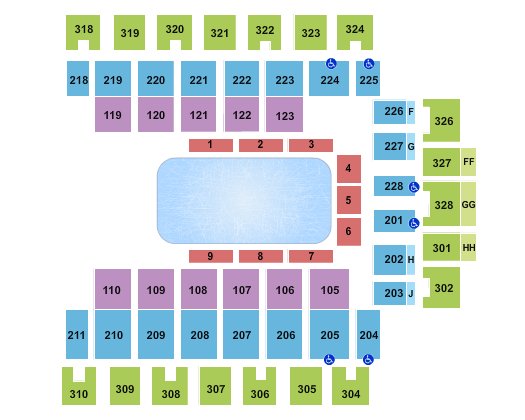 Wesbanco Arena Disney On Ice 2024 Seating Chart