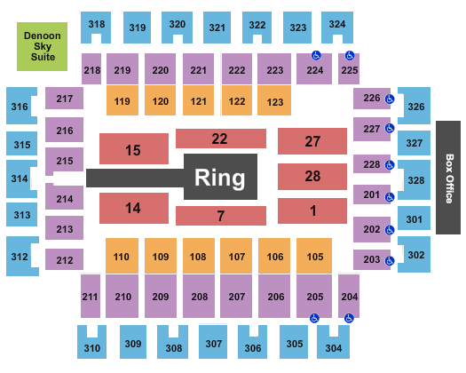 Wesbanco Arena WWE 2 Seating Chart