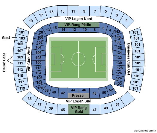 Weserstadion Soccer Seating Chart
