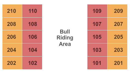 West Plains Civic Center PBR Seating Chart