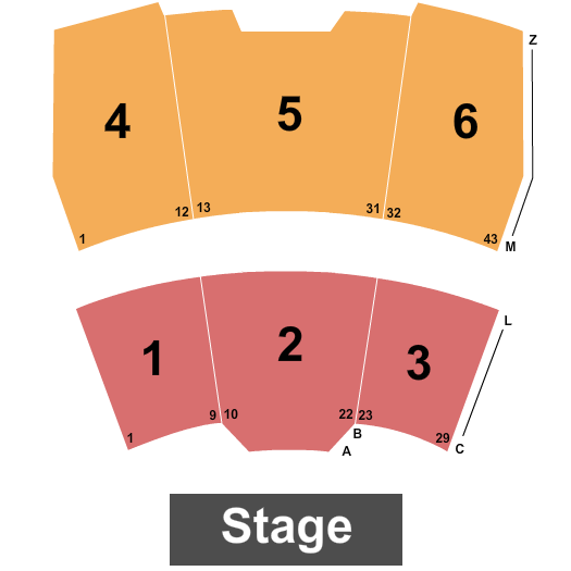 Westbrook Performing Arts Center Black Violin Seating Chart