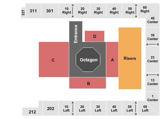 Westchester County Center Aggressive Combat Championship Seating Chart