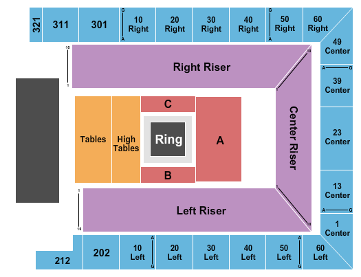 Westchester County Center Boxing Seating Chart