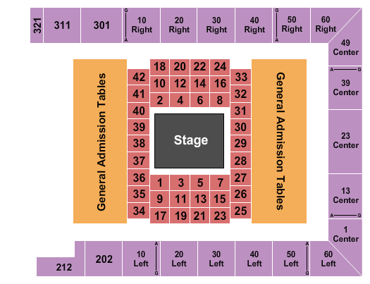 Westchester County Center Center Stage Seating Chart