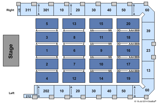 Westchester County Center End Stage Seating Chart