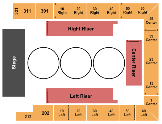 Westchester County Center Royal Hanneford Circus Seating Chart