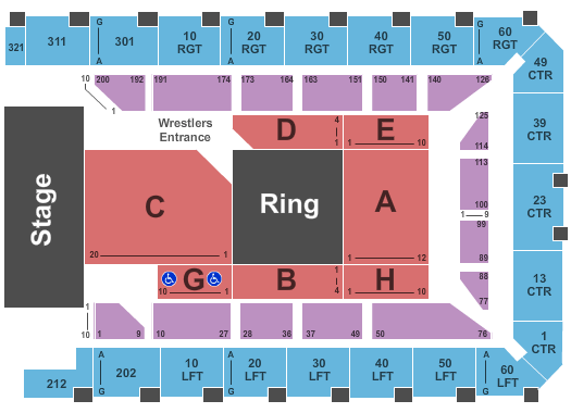 Westchester County Center WWE 3 Seating Chart