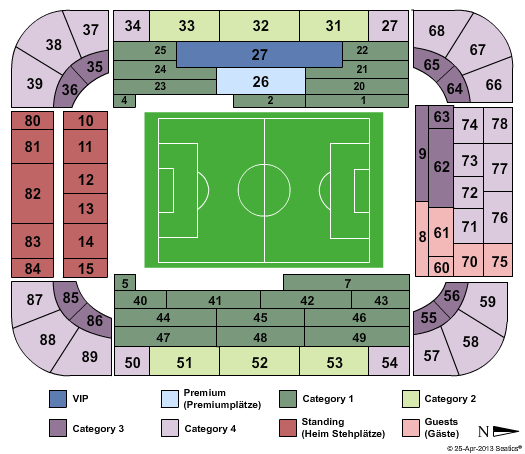 Signal Iduna Park Soccer Seating Chart