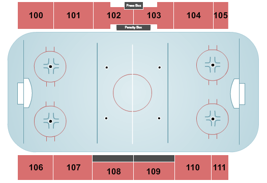 Weyerhaeuser Arena Hockey Seating Chart