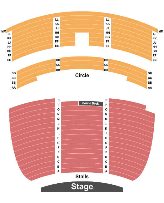Weymouth Pavilion Theatre End Stage Seating Chart