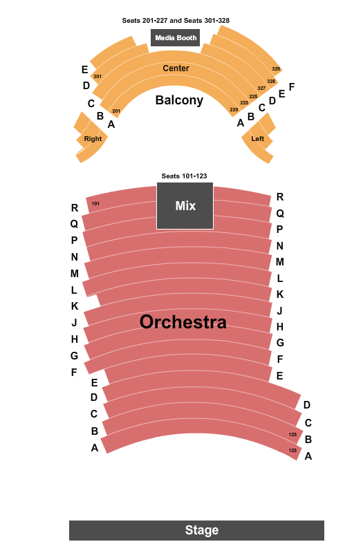 Wheeler Opera House Next Event Seating Chart