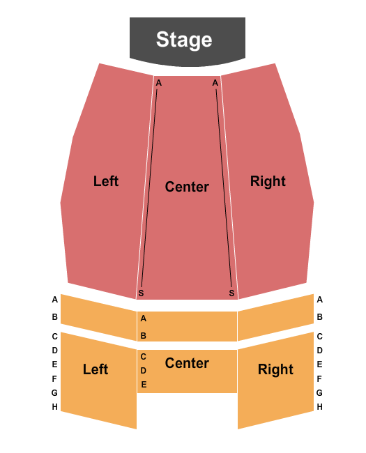 Wheelwright Auditorium End Stage Seating Chart