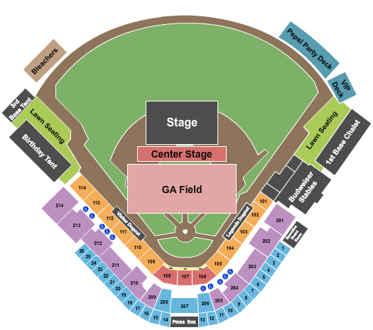 Wild Health Field Nelly Seating Chart