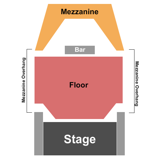 White Oak Music Hall - Downstairs Floor/Mezz Seating Chart