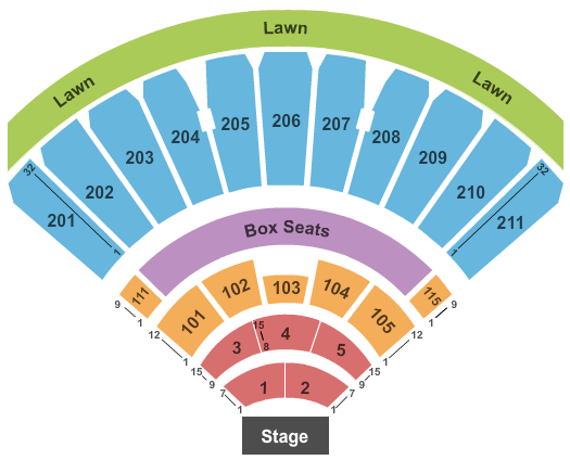 Tcu amphitheater indianapolis seating chart