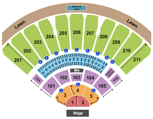 White River Amphitheatre Foreigner Seating Chart