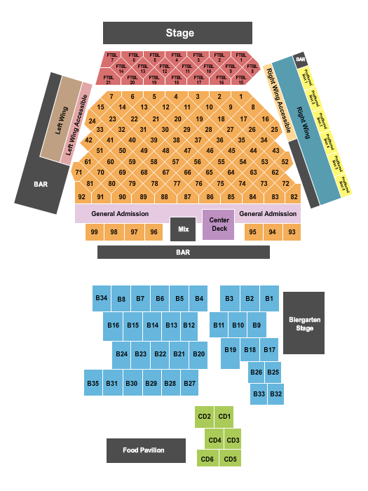 WhiteWater Amphitheater Jon Wolfe Seating Chart