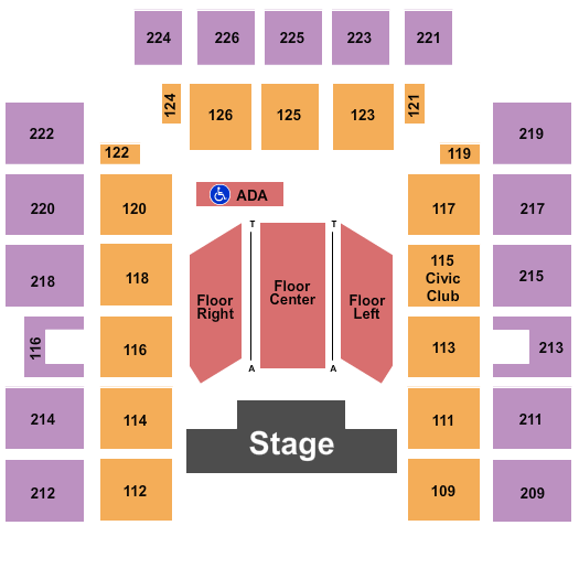 Wicomico Civic Center Blippi Live Seating Chart