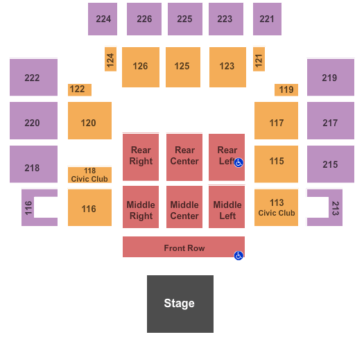 Wicomico Civic Center Blue Man Group Seating Chart