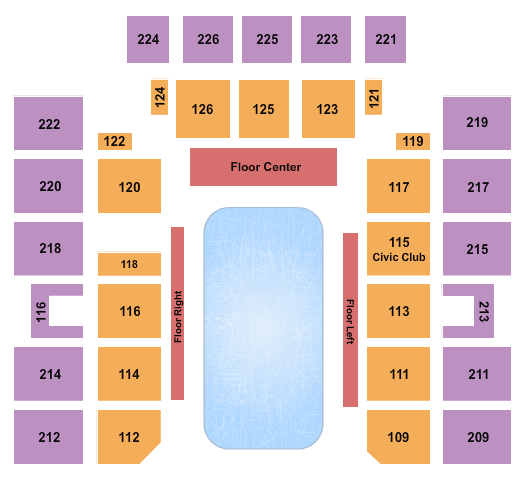 Wicomico Civic Center Disney On Ice Seating Chart