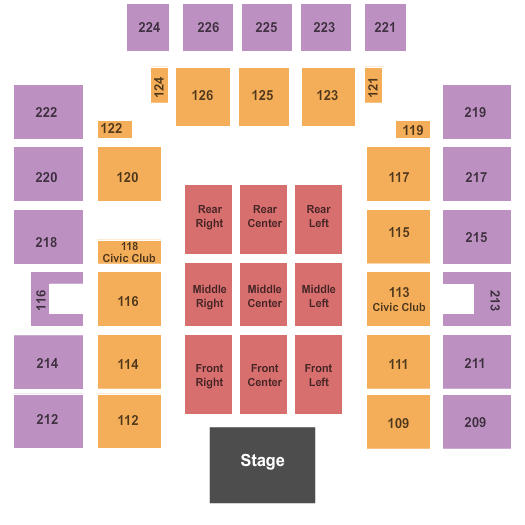 Wicomico Civic Center Theresa Caputo Seating Chart