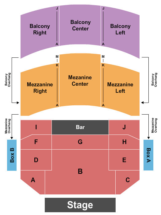 Wilbur Theatre - MA Next Event Seating Chart