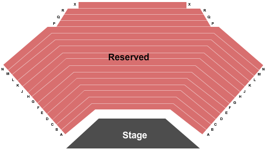 Wilcox Theater at Reif Performing Arts Center End Stage Seating Chart