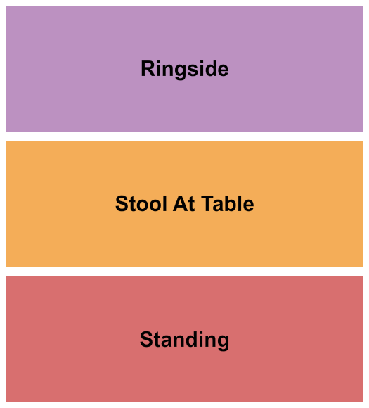 Wild Eagle Steak & Saloon Micro Wrestling Seating Chart