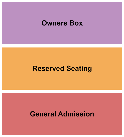 Wildcatter Saloon GA/Reserved 2 Seating Chart