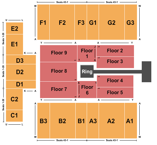 Wildwoods Convention Center WWE Seating Chart