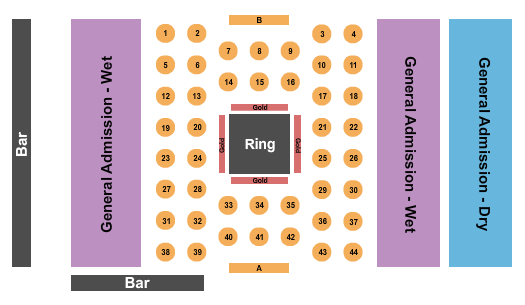 seating chart for William A Egan Civic And Convention Center - Boxing - eventticketscenter.com
