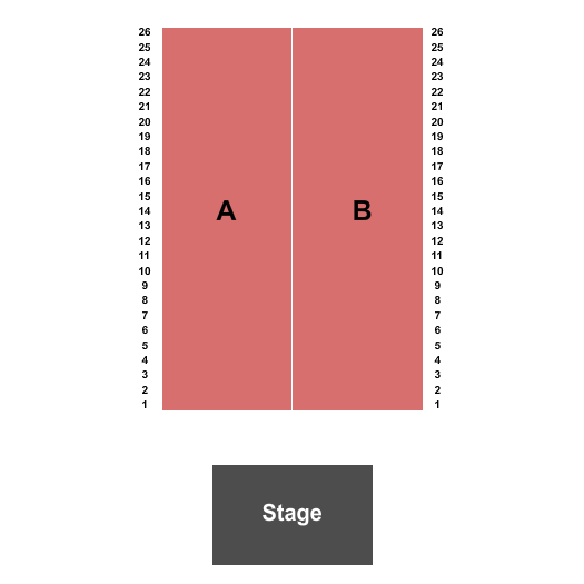 William A Egan Civic And Convention Center End Stage 2 Seating Chart